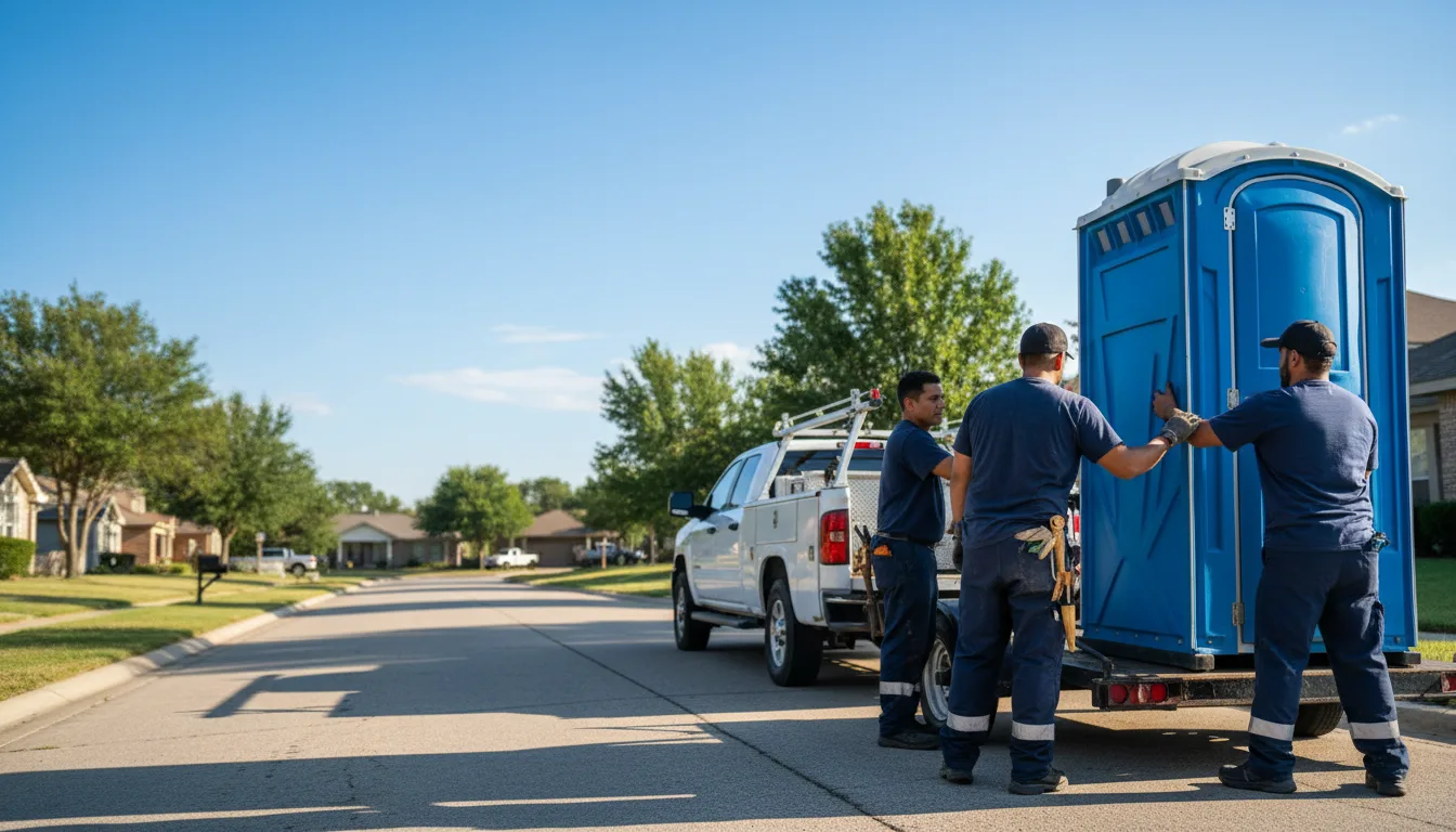 Portable Toilet Rental in Harrah, OK near me